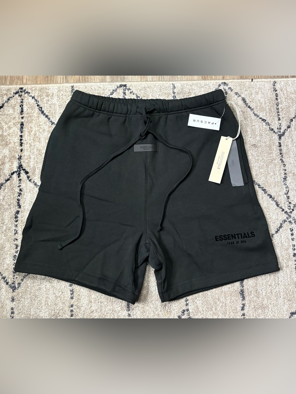 Essentials Fear Of God Black Shorts Size M